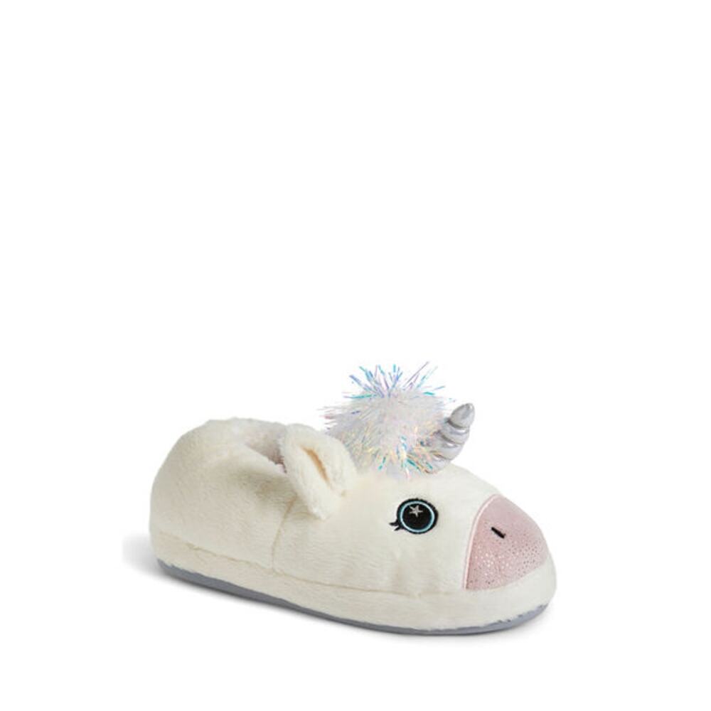 NWT Dearfoams Emery Critter Closed Back Slippers Toddlers Size 7/8‎